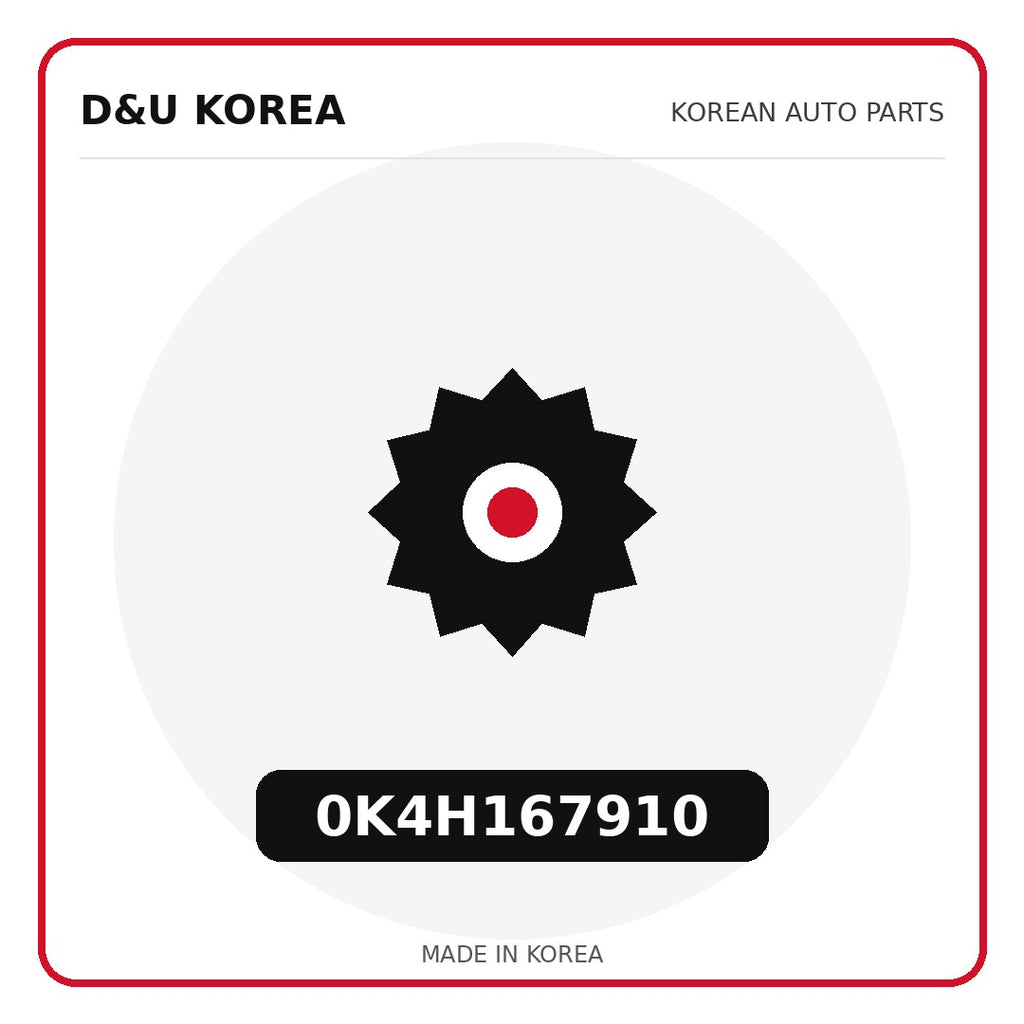 Genuine Mobis 0K4H167910  for Korean vehicles | D&U Korea
