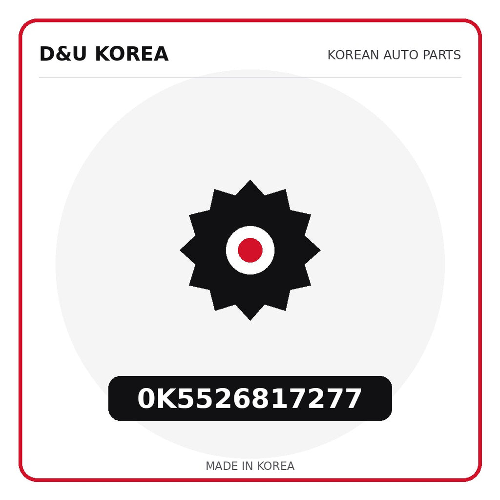 Genuine Mobis 0K5526817277  for Korean vehicles | D&U Korea