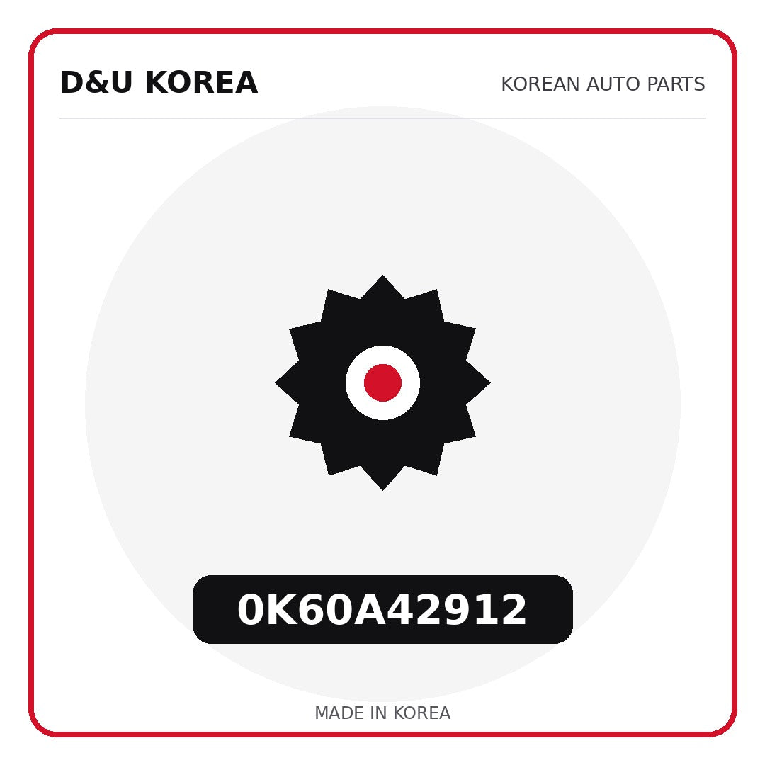 Genuine Mobis 0K60A42912  for Korean vehicles | D&U Korea
