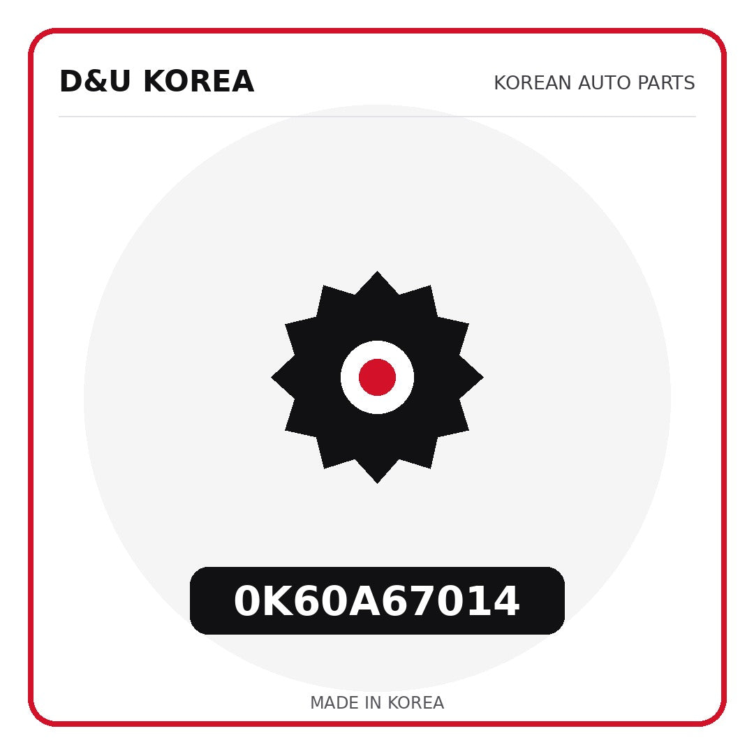 Genuine Mobis 0K60A67014  for Korean vehicles | D&U Korea