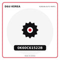 Genuine Mobis 0K60C61522B  for Korean vehicles | D&U Korea