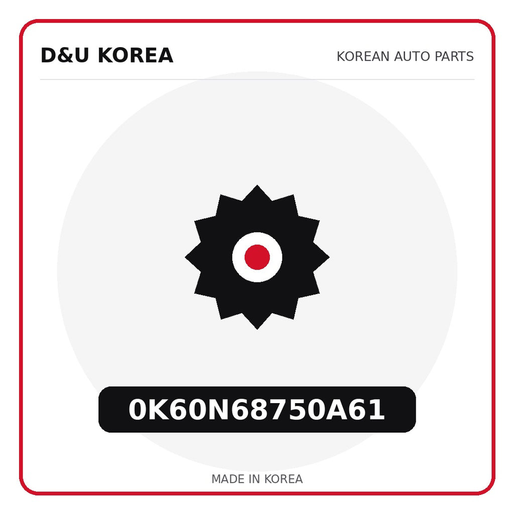 Genuine Mobis 0K60N68750A61  for Korean vehicles | D&U Korea