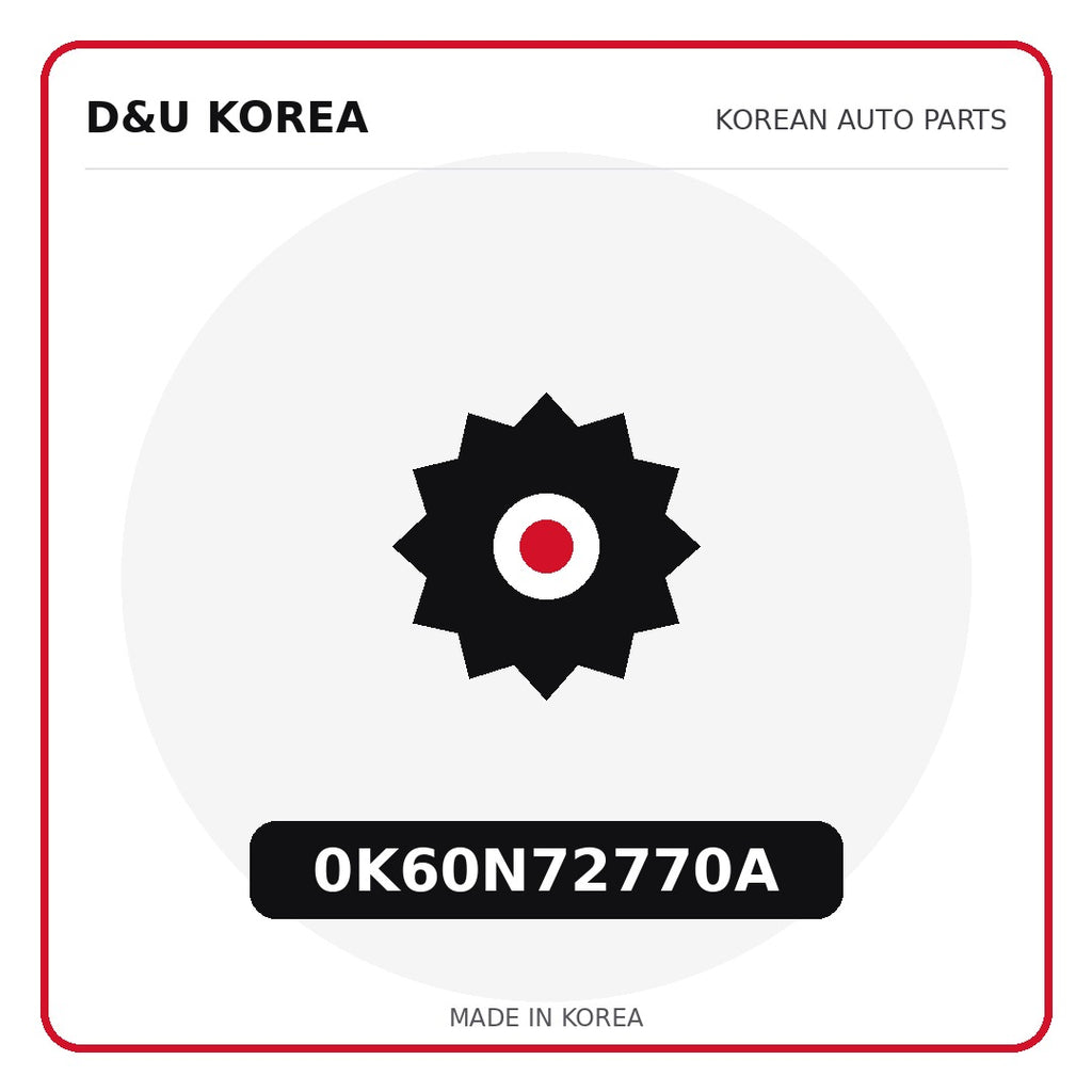 Genuine Mobis 0K60N72770A  for Korean vehicles | D&U Korea