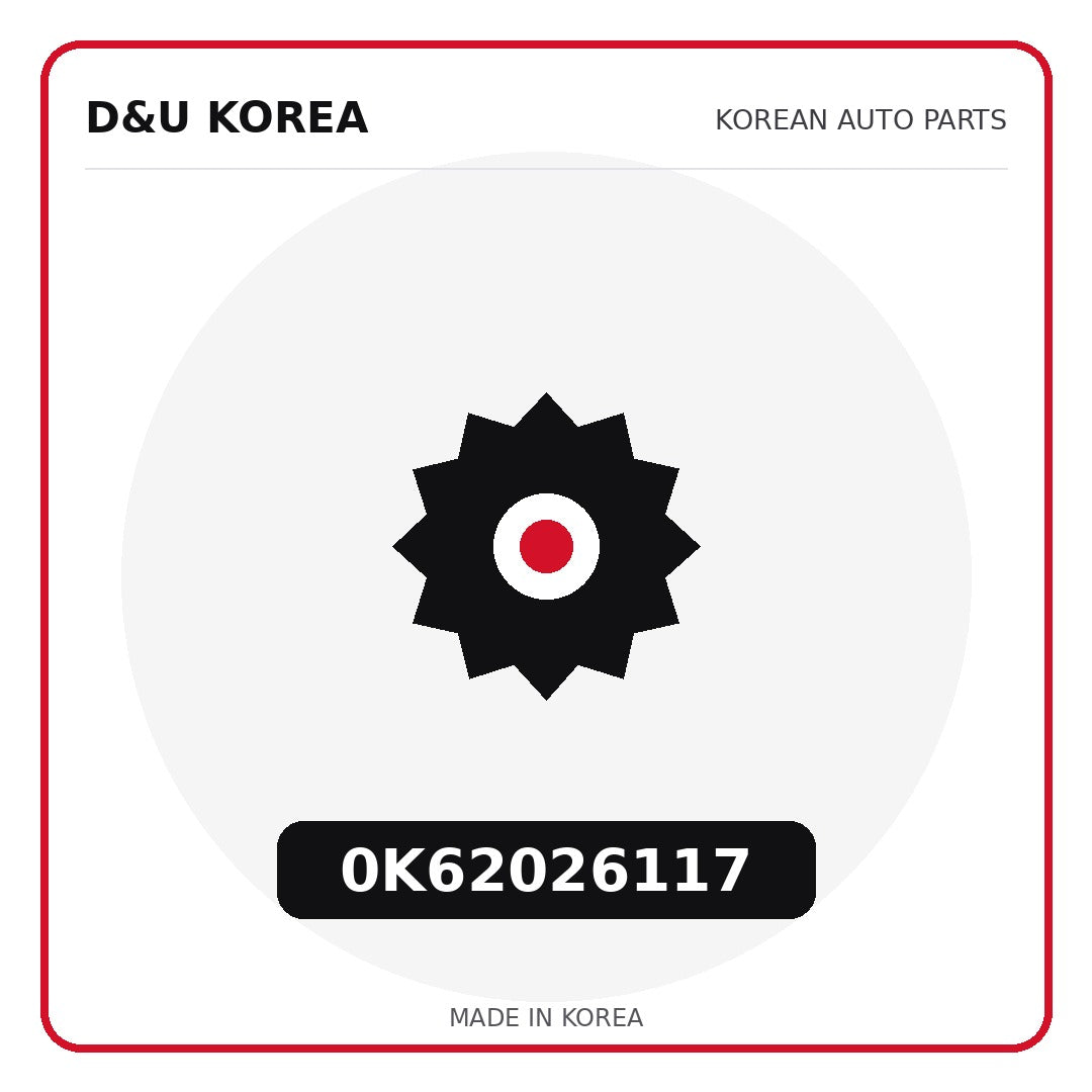 Genuine Mobis 0K62026117  for Korean vehicles | D&U Korea
