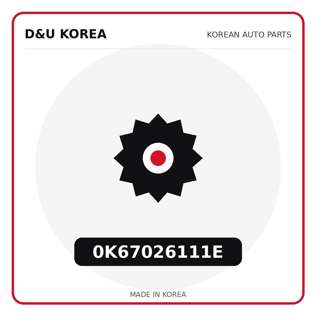Genuine Mobis 0K67026111E  for Korean vehicles | D&U Korea