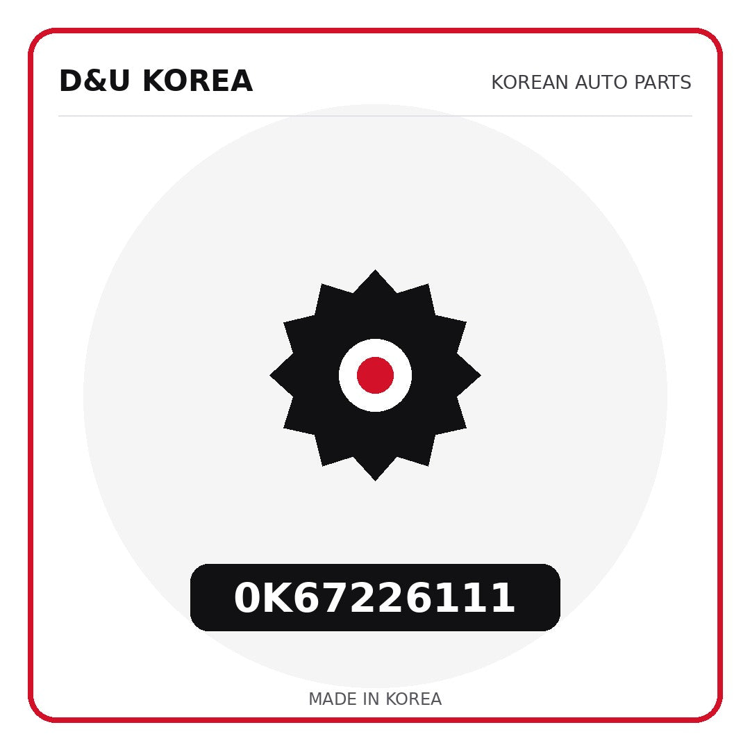 Genuine Mobis 0K67226111  for Korean vehicles | D&U Korea