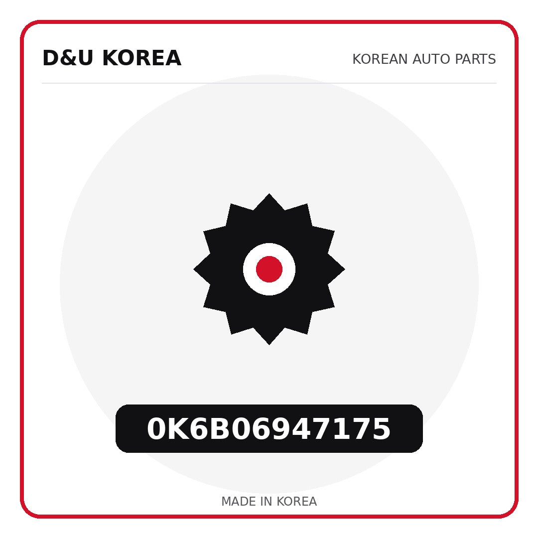 Genuine Mobis 0K6B06947175  for Korean vehicles | D&U Korea