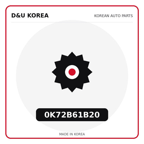 Genuine Mobis 0K72B61B20  for Korean vehicles | D&U Korea