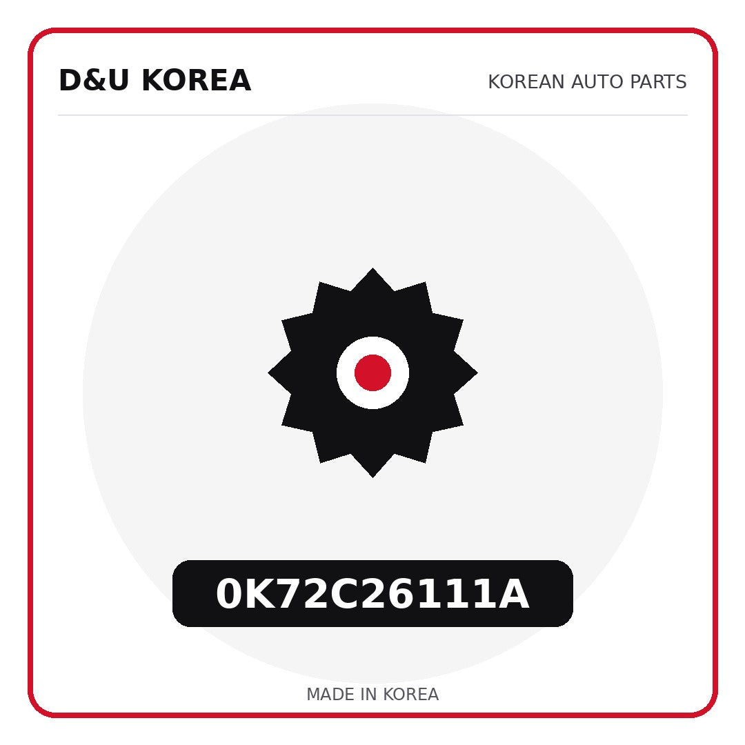 Genuine Mobis 0K72C26111A  for Korean vehicles | D&U Korea