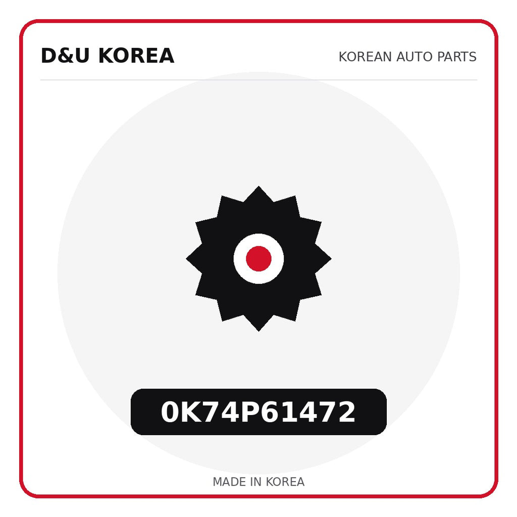 Genuine Mobis 0K74P61472  for Korean vehicles | D&U Korea