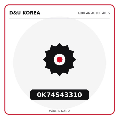 Genuine Mobis 0K74S43310  for Korean vehicles | D&U Korea