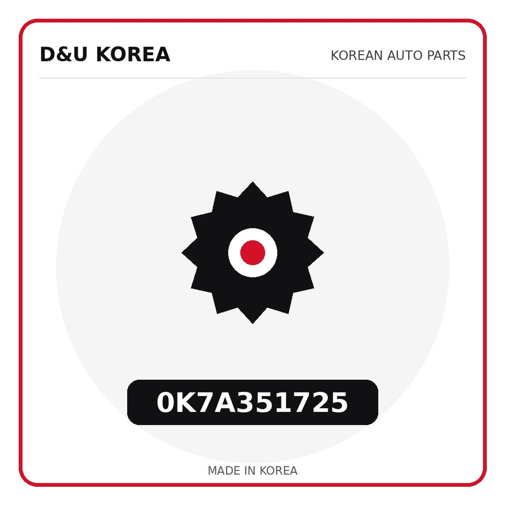 Genuine Mobis 0K7A351725  for Korean vehicles | D&U Korea