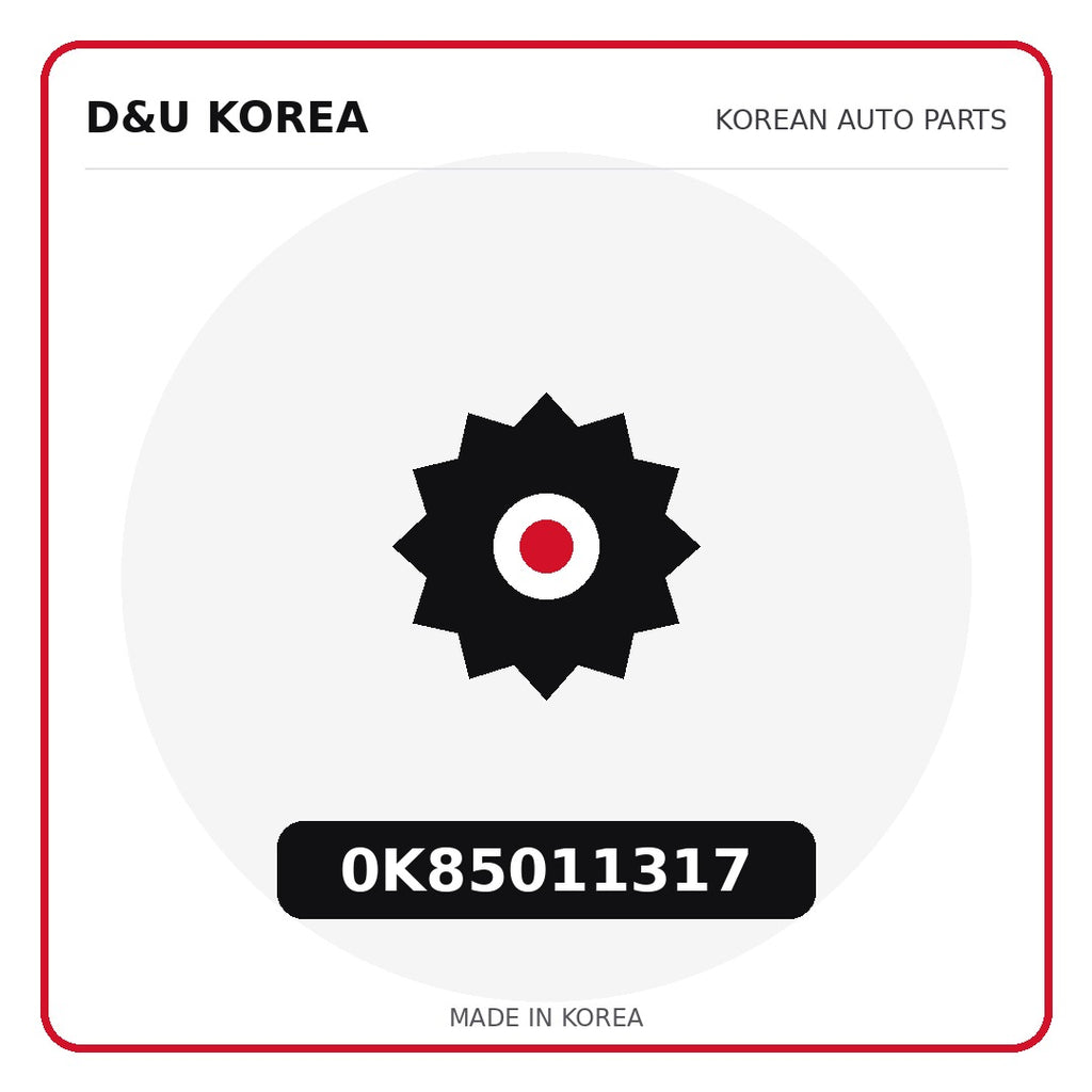 Genuine Mobis 0K85011317  for Korean vehicles | D&U Korea