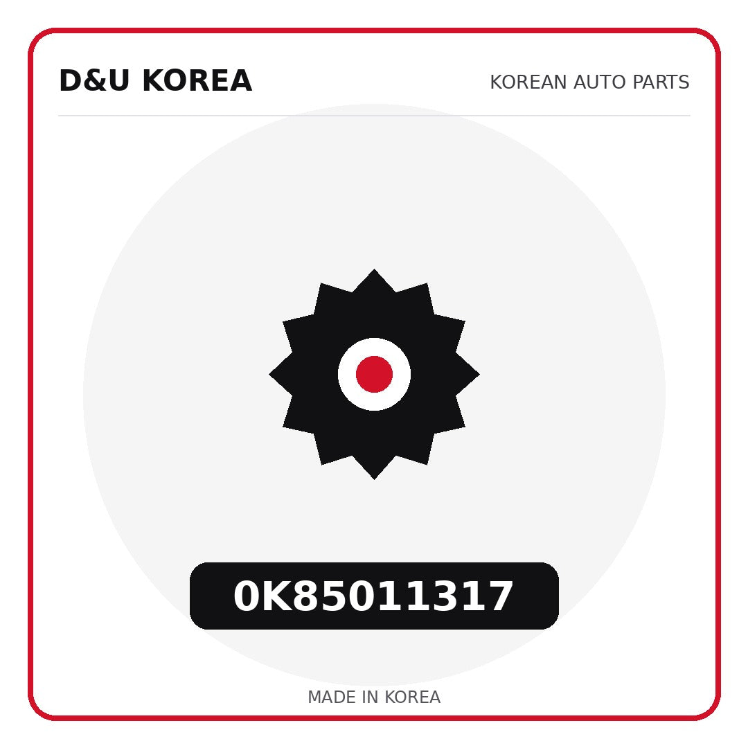 Genuine Mobis 0K85011317  for Korean vehicles | D&U Korea