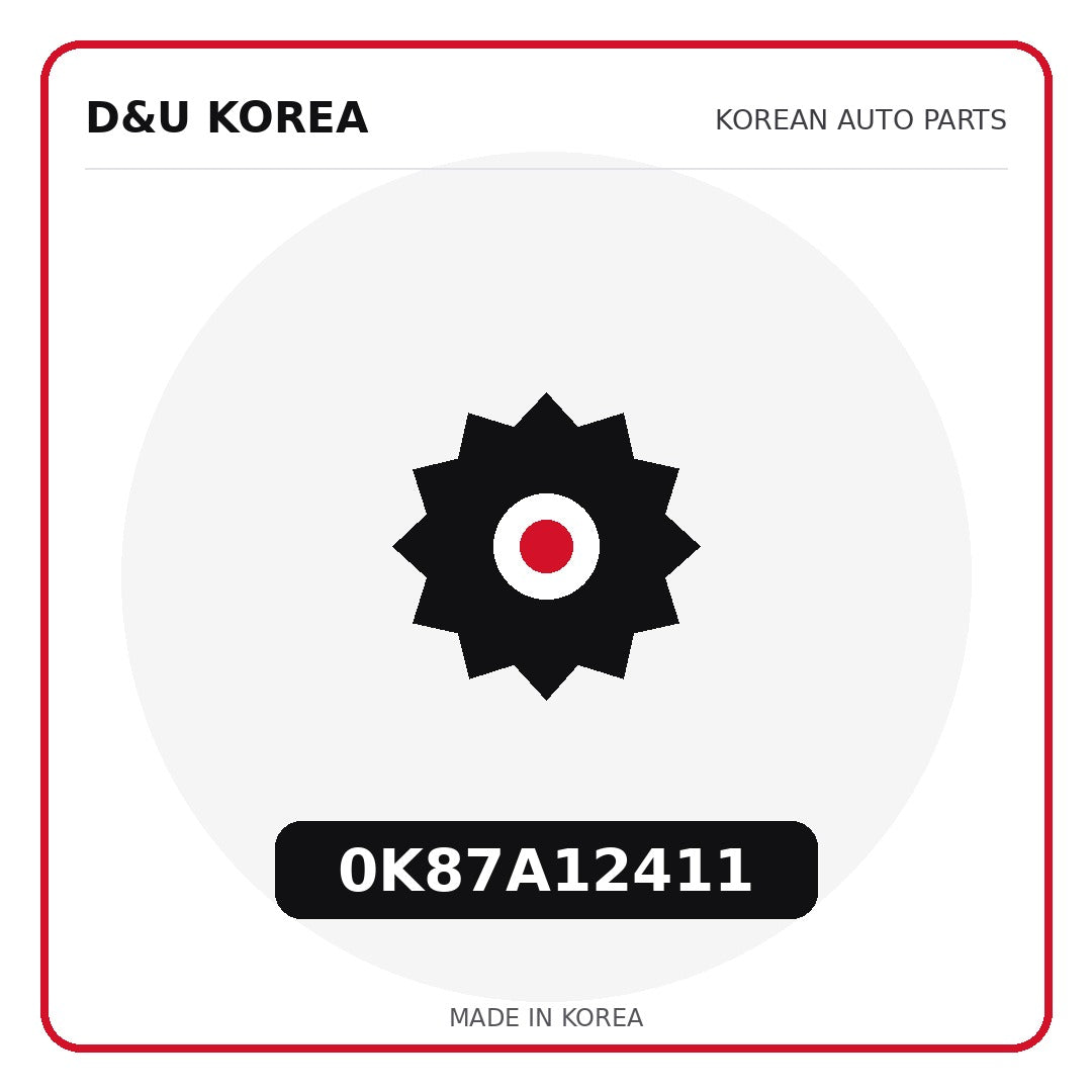 Genuine Mobis 0K87A12411  for Korean vehicles | D&U Korea