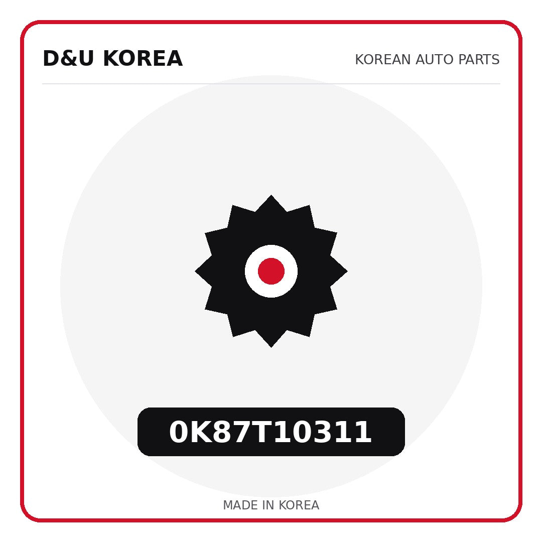 Genuine Mobis 0K87T10311  for Korean vehicles | D&U Korea