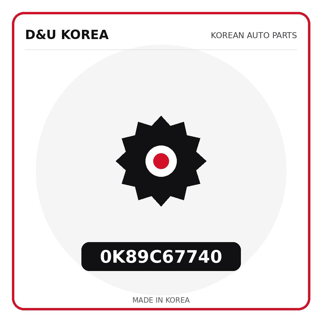 Genuine Mobis 0K89C67740  for Korean vehicles | D&U Korea