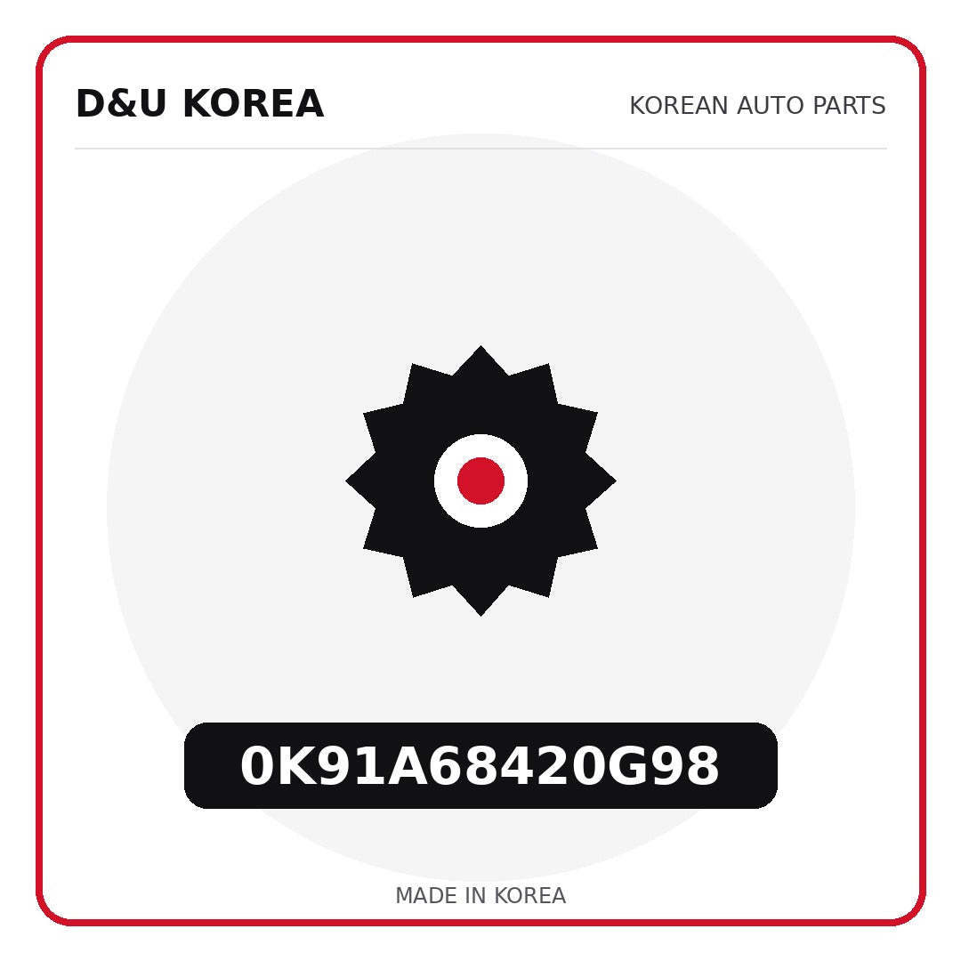 Genuine Mobis 0K91A68420G98  for Korean vehicles | D&U Korea