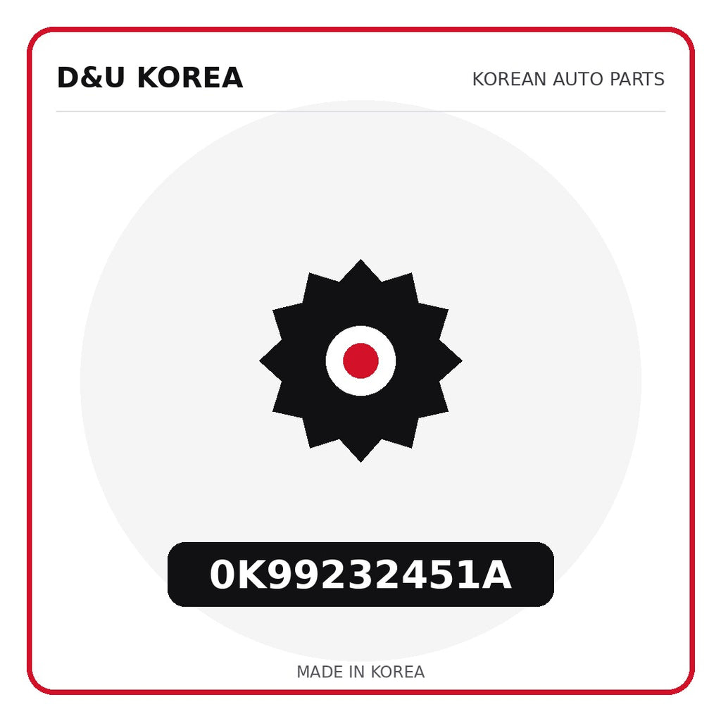Genuine Mobis 0K99232451A  for Korean vehicles | D&U Korea