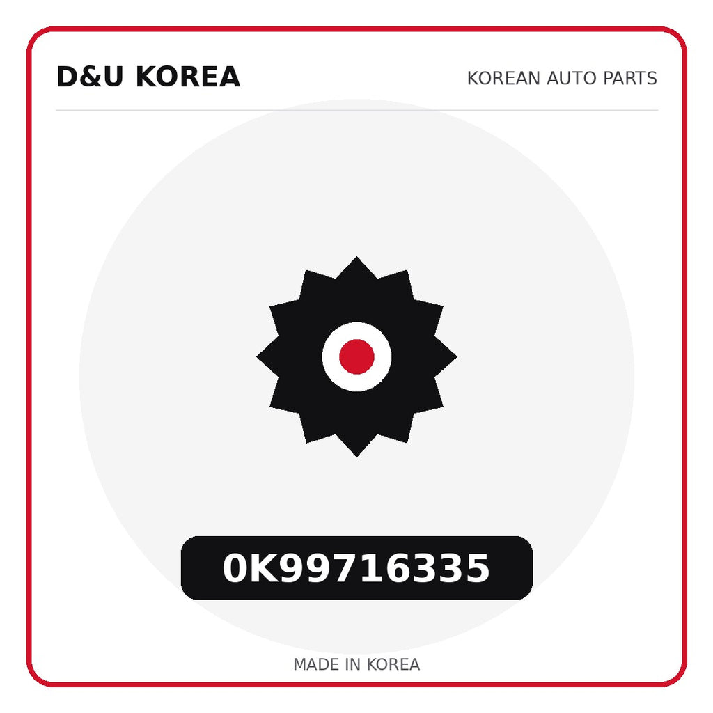 Genuine Mobis 0K99716335  for Korean vehicles | D&U Korea