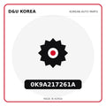 Genuine Mobis 0K9A217261A  for Korean vehicles | D&U Korea