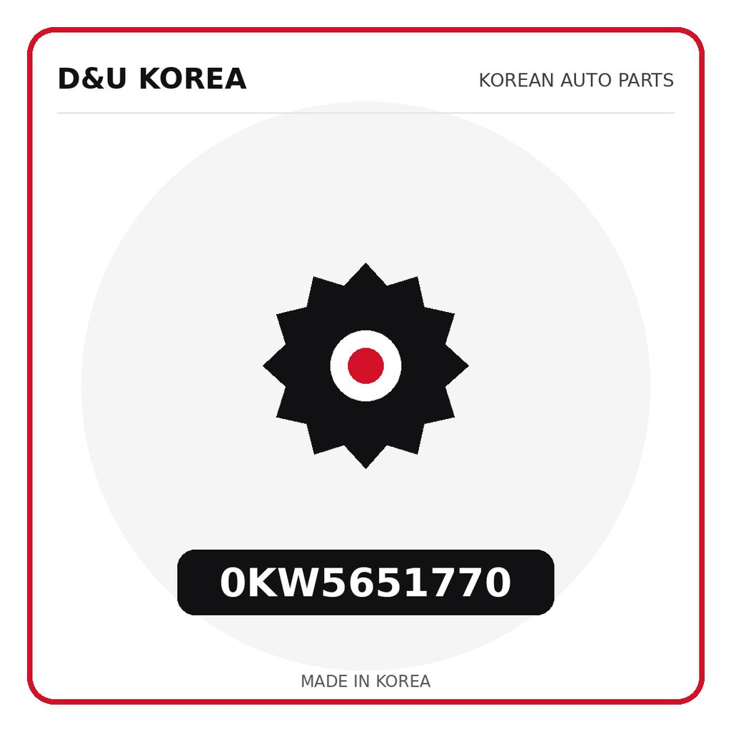 Genuine Mobis 0KW5651770  for Korean vehicles | D&U Korea