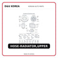 HOSE-RADIATOR,UPPER