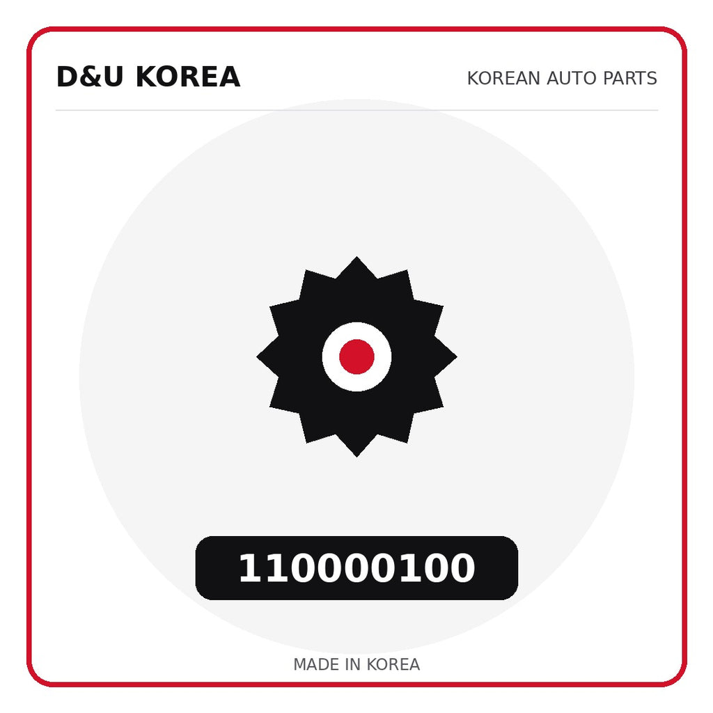 Genuine Mobis 110000100  for Korean vehicles | D&U Korea