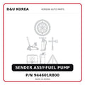 SENDER ASSY-FUEL PUMP