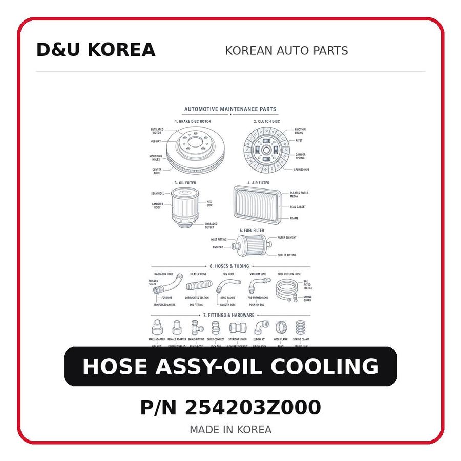 HOSE ASSY-OIL COOLING