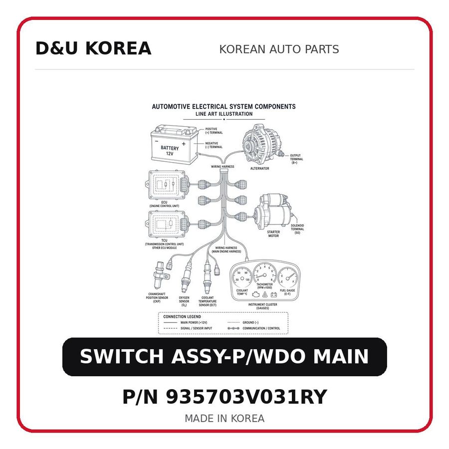 SWITCH ASSY-P/WDO MAIN