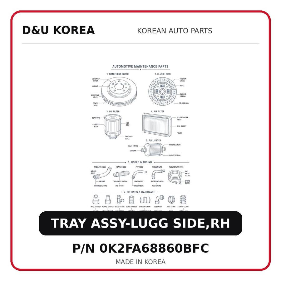 TRAY ASSY-LUGG SIDE,RH