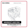 ARMREST ASSY-RH