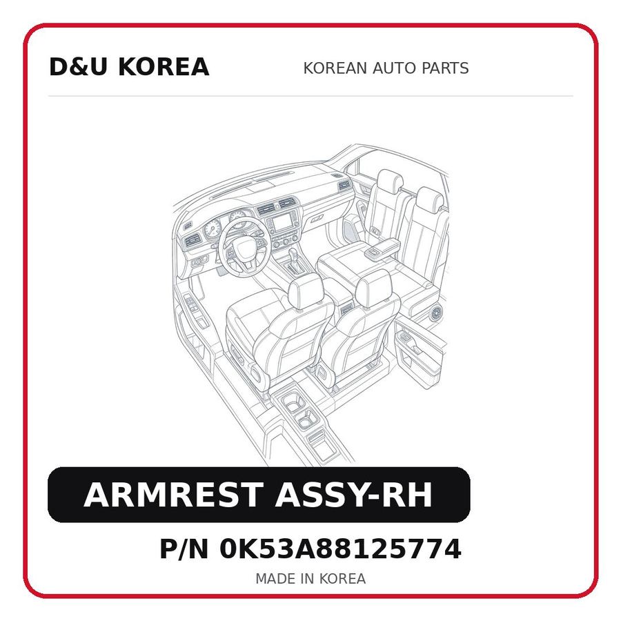 ARMREST ASSY-RH