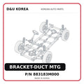 BRACKET-DUCT MTG