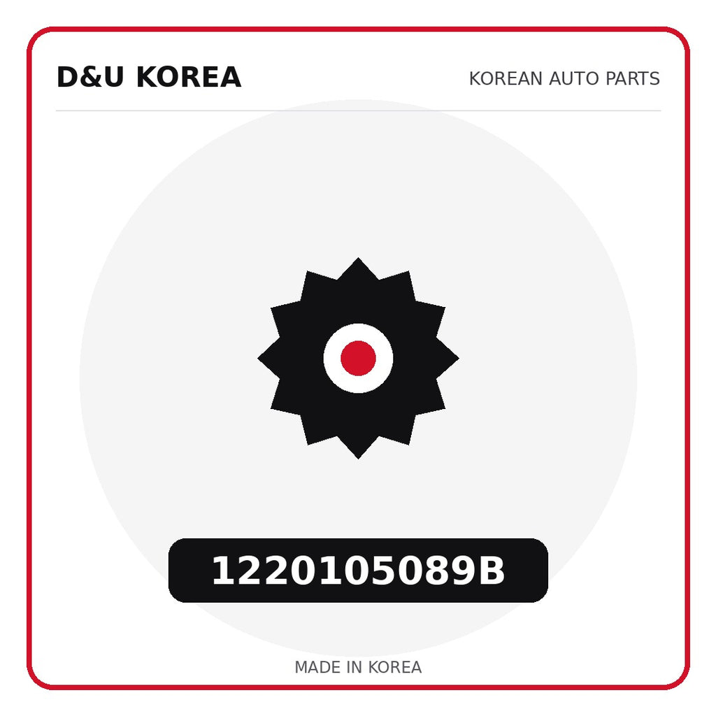 Genuine Mobis 1220105089B  for Korean vehicles | D&U Korea