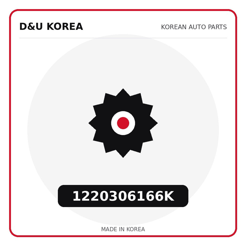 Genuine Mobis 1220306166K  for Korean vehicles | D&U Korea