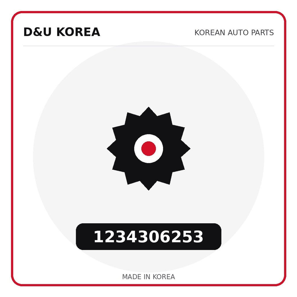 Genuine Mobis 1234306253  for Korean vehicles | D&U Korea