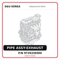PIPE ASSY-EXHAUST