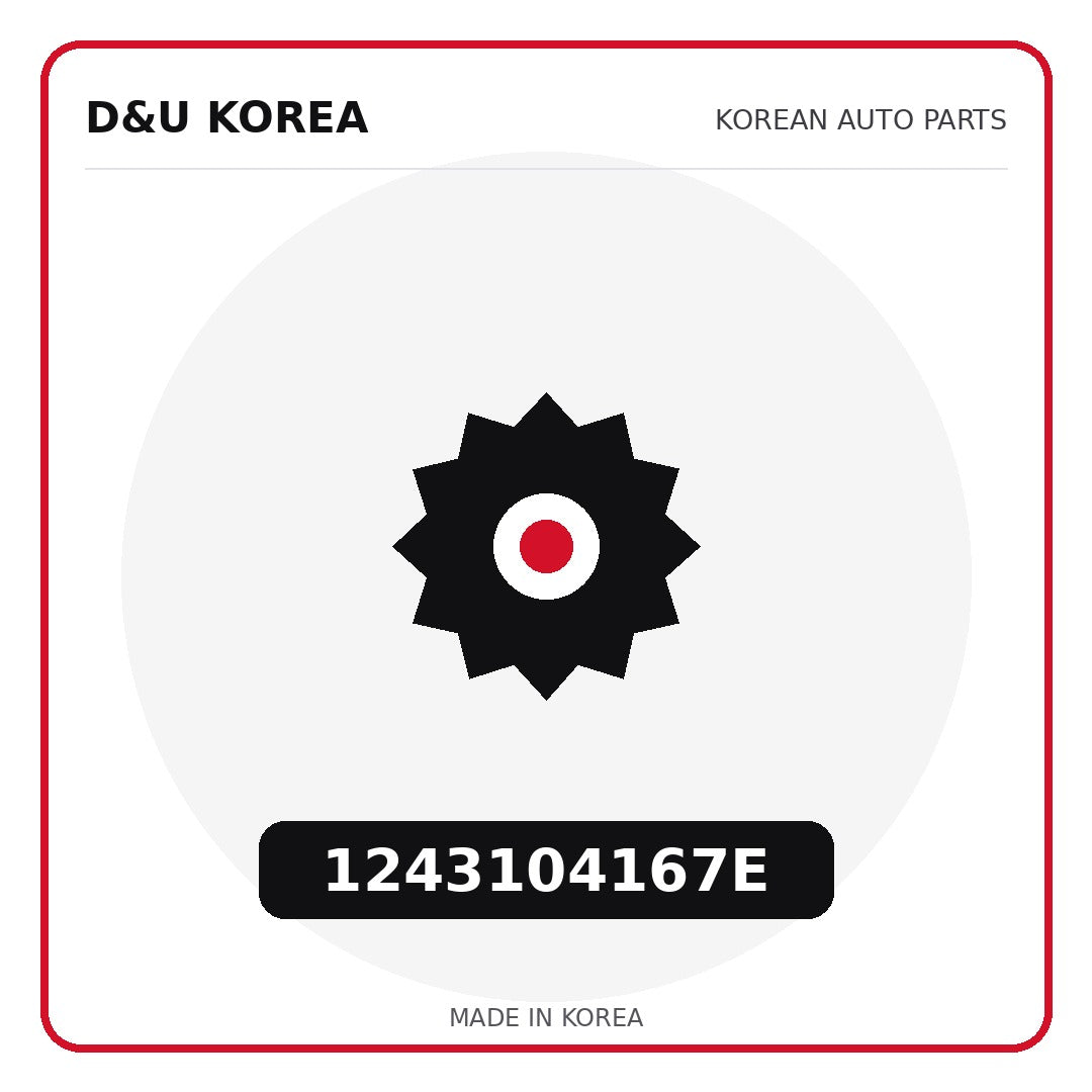 Genuine Mobis 1243104167E  for Korean vehicles | D&U Korea
