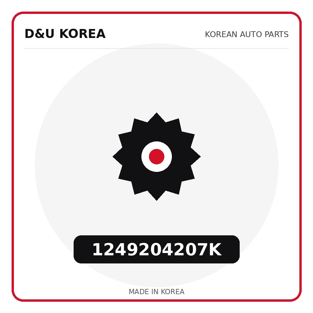 Genuine Mobis 1249204207K  for Korean vehicles | D&U Korea