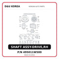 SHAFT ASSY-DRIVE,RH
