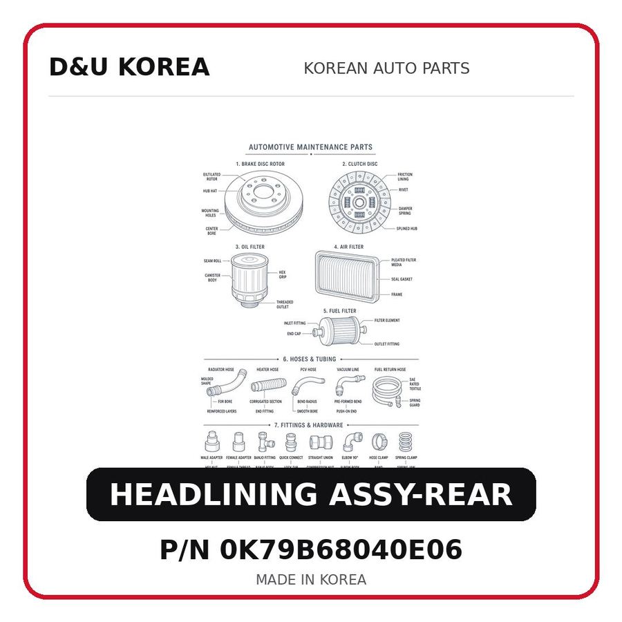 HEADLINING ASSY-REAR