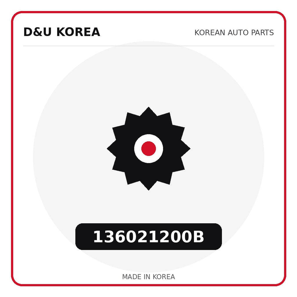 Genuine Mobis 136021200B  for Korean vehicles | D&U Korea