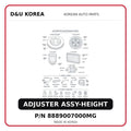 ADJUSTER ASSY-HEIGHT