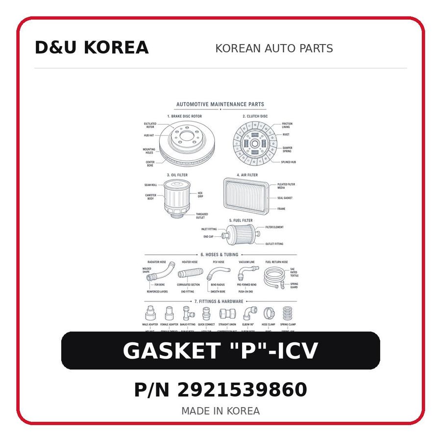 GASKET "P"-ICV