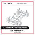 BRACKET-TRNASMISSION SUPPORT