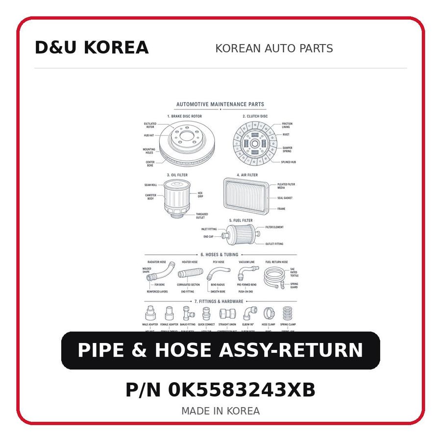 PIPE & HOSE ASSY-RETURN