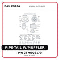 PIPE-TAIL W/MUFFLER