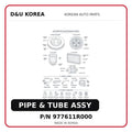 PIPE & TUBE ASSY